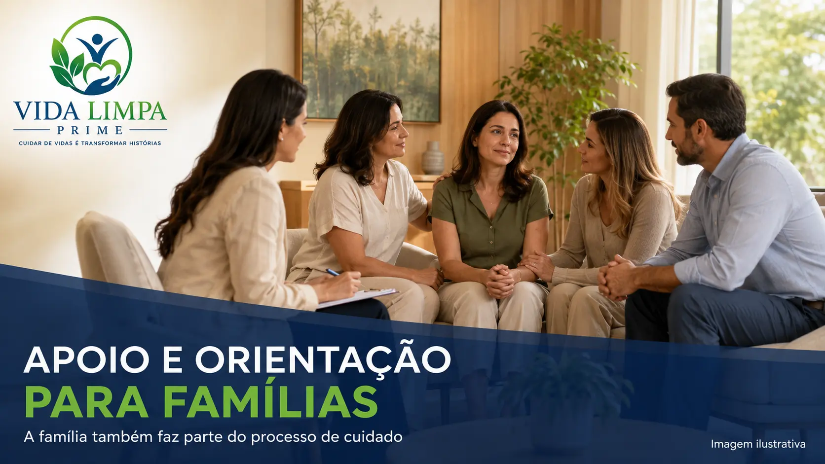 Apoio e orientação para a família